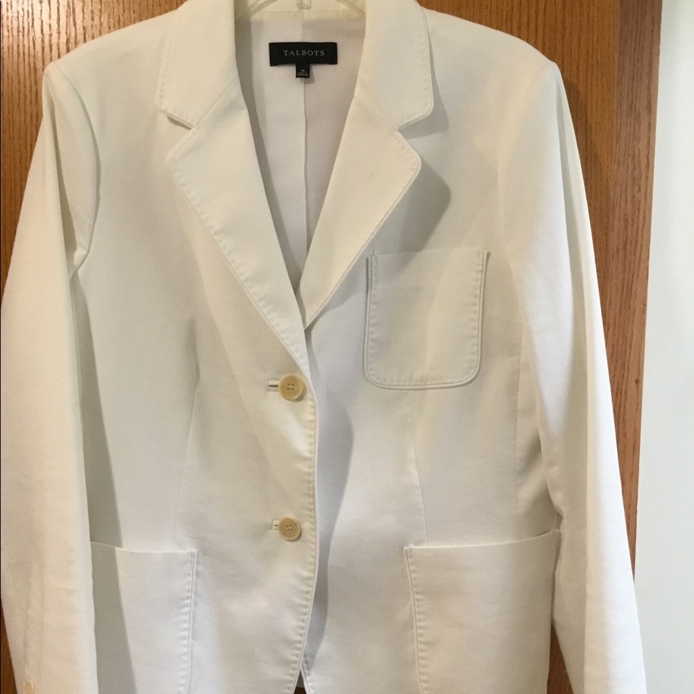 Talbots White jacket